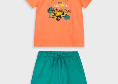 Σετ με τύπωμα για αγόρι | ΠΡΑΣΙΝΟ - Energiers - 